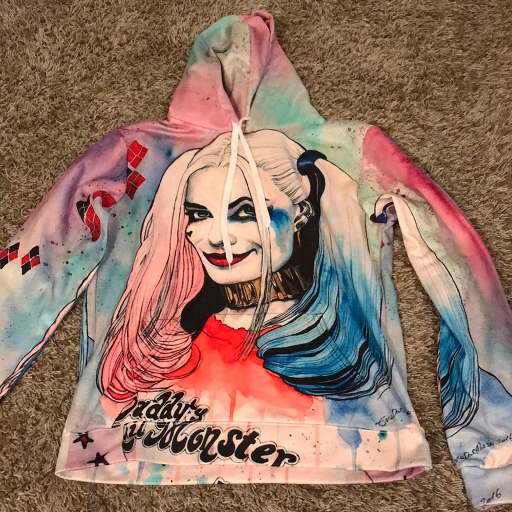 Zoo Top Bear Harlequin hoodie